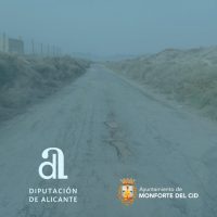 La Diputación de Alicante concede una subvención para la repavimentación de un tramo del Camino de San Vicente en Monforte del Cid