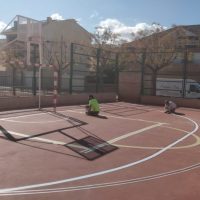 Finalizan las reparaciones y mejoras en la pista deportiva de la Avda. Jaime I - DEPORTES